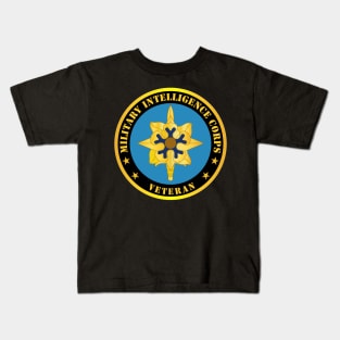 Military Intelligence Corps Branch Veteran Kids T-Shirt